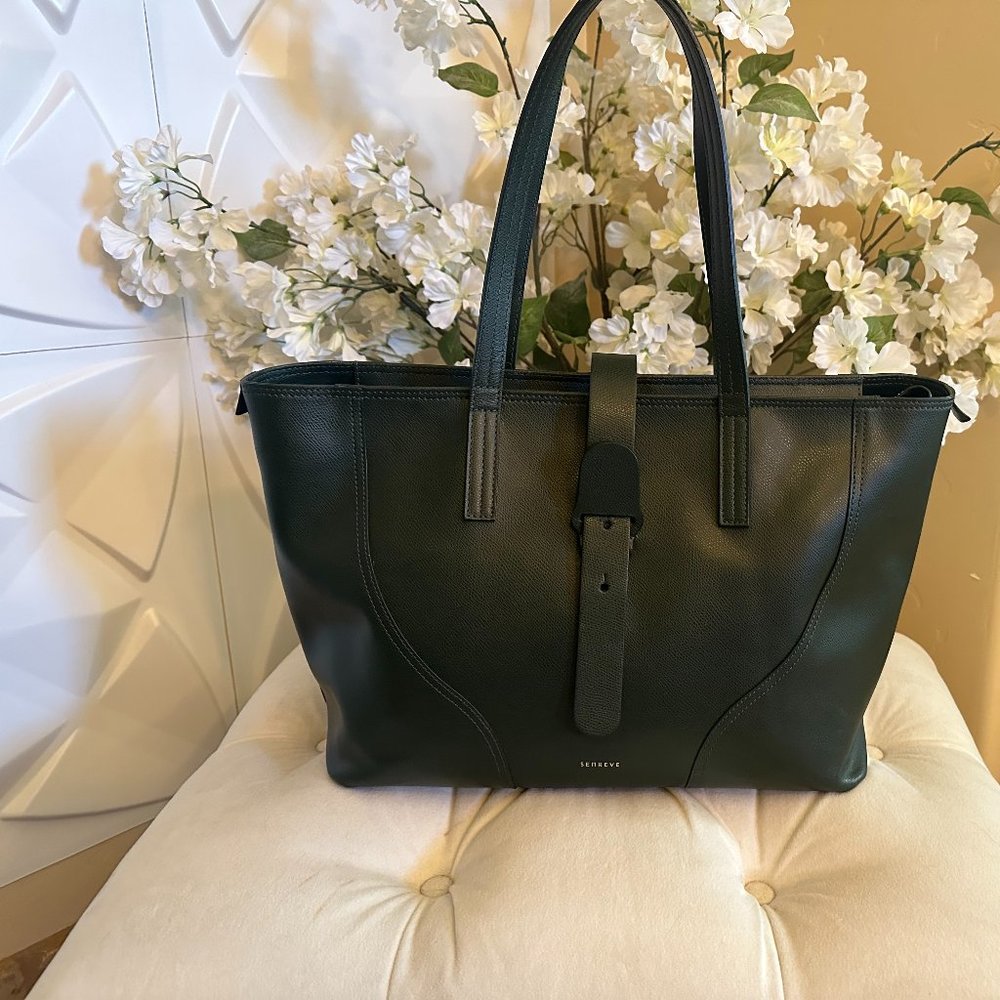 Senreve Voya Luxury Tote in Forest